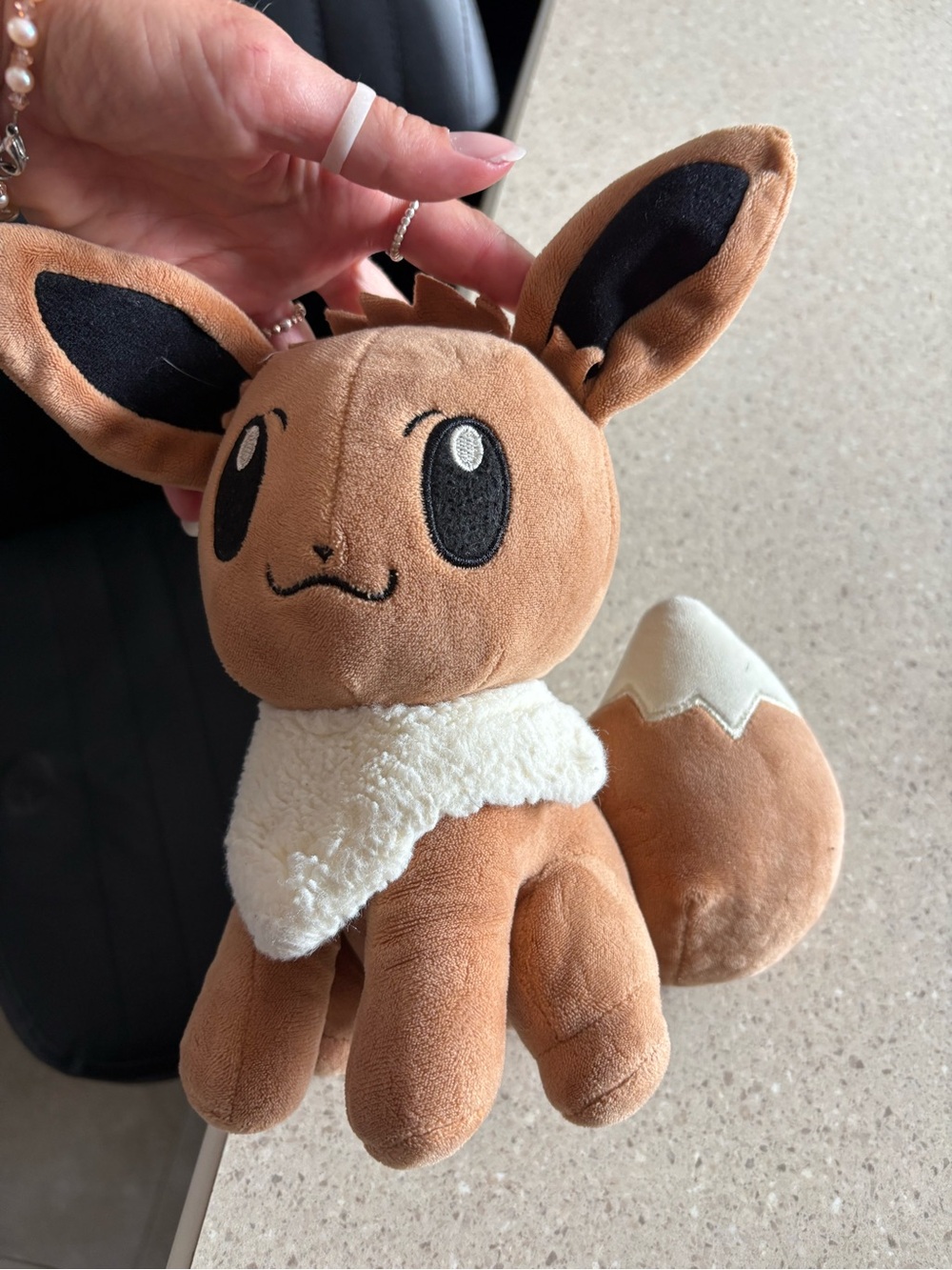 Pokemon Eevee Plush - Brown and Cream Soft Toy